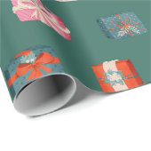 Waterkleur Kleurrijke Cadeaus Patroon Mooie Cadeaupapier (Rol Hoek)