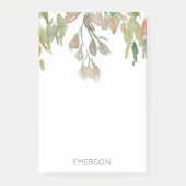 Waterkleur Kleurrijke Wingerd NAAM Groene Kunstena Post-it® Notes (Voorkant)