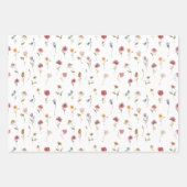 Waterkleur Lentebloem Botanisch Inpakpapier Vel (Voorkant 2)