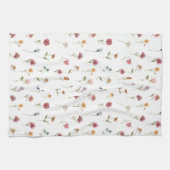 Waterkleur Lentewildebloem Botanisch Theedoek (Horizontaal)