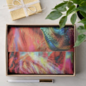 Waterkleur Levendige geschilderde Paard Decoupage Tissuepapier (Geschenk)