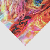 Waterkleur Levendige geschilderde Paard Decoupage Tissuepapier (Detail)