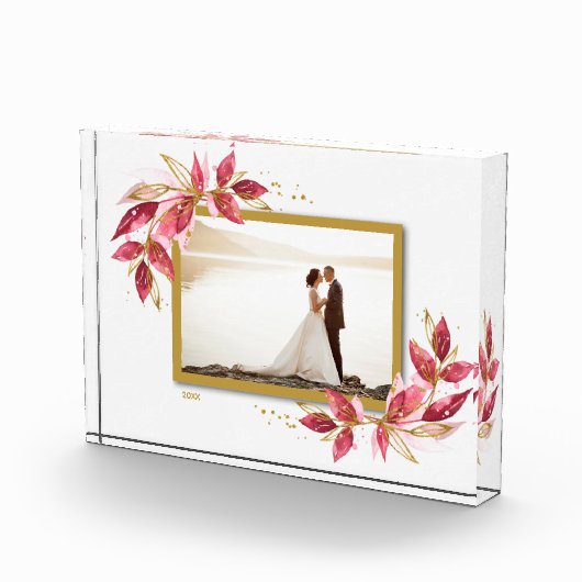 Waterkleur Loof Fotoblokken (Rechts)