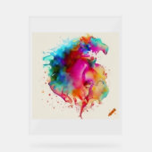 Waterkleur moderne grafische kunst acryl bord (Voorkant)