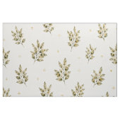 Waterkleur Olijftak Stof (Fat Quarter)
