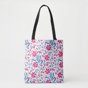 Waterkleur Opbeurend Bloemmotief Tote Bag