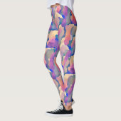 Waterkleur Patroon Leggings (Links)