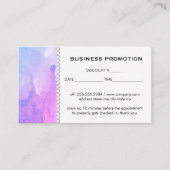 Waterkleur Promotie Kortingskaartje (Voorkant)