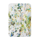 Waterkleur, roodbruine, roestachtige grafische vor badmat (Voorkant Verticaal)