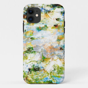 Waterkleur, roodbruine, roestachtige grafische vor Case-Mate iPhone case