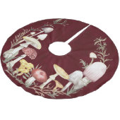 Waterkleur Schimmel Paddenstoel Kerst Vakantie  Kerstboom Rok (Gekanteld)