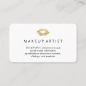Waterkleur schoonheidsspecialiste visitekaartje (Achterkant)