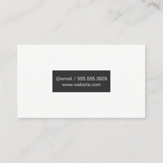 Waterkleur Visitekaartje (Achterkant)