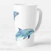 waterkleur zeedieren latte mok (Rechterhoek)