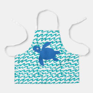 Waterkleur Zeeschildpad Shibori Golf Schort