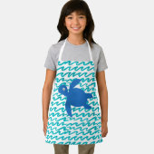 Waterkleur Zeeschildpad Shibori Golf Schort (Insitu)