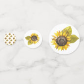 Waterkleur Zonnebloem Confetti (Voorkanten)