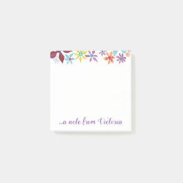 Waterkleurbloemen Post-it® Notes