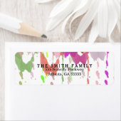 waterkleurdecoratief etiket (Insitu)