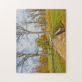 Waterkleureffect. Central Park New York. Legpuzzel (Verticaal)