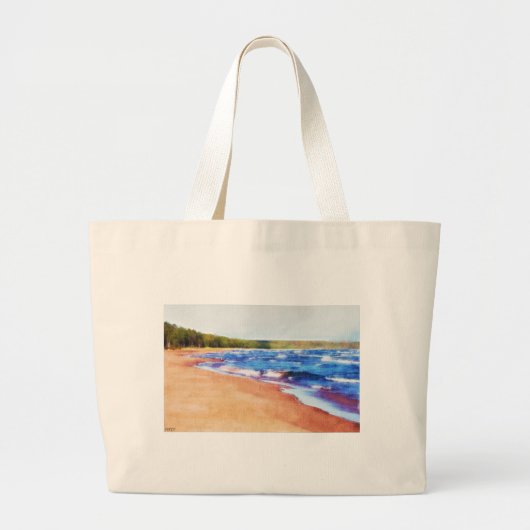 Waterkleuren Grote Tote Bag (Voorkant)