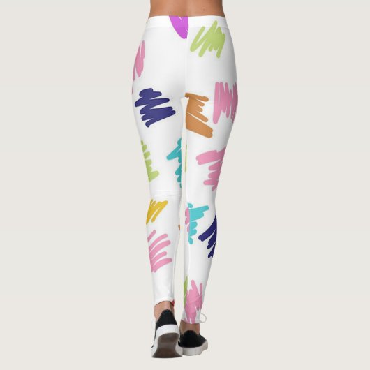 Waterkleuren Leggings (Achterkant)