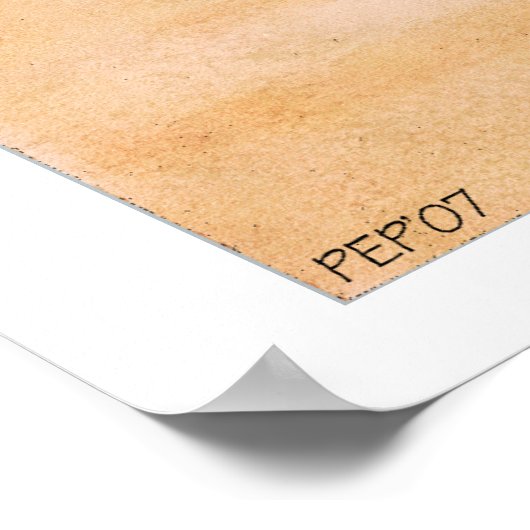 Waterkleuren Poster (Hoek)