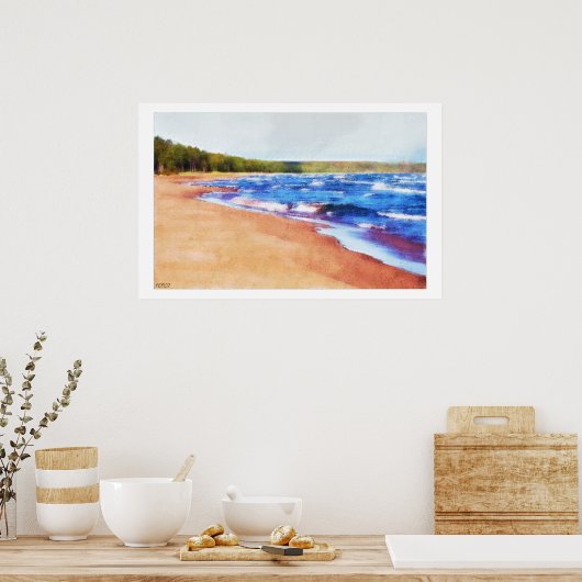 Waterkleuren Poster (Keuken)