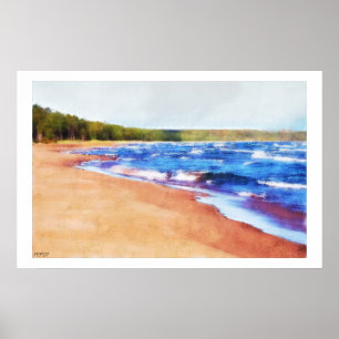 Waterkleuren Poster