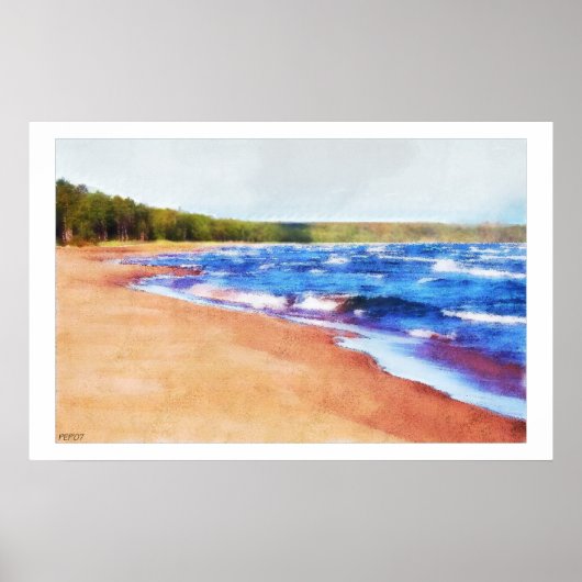 Waterkleuren Poster (Voorkant)