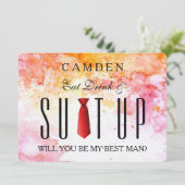 Waterkleurensuitsuitrusting Ik ben mijn beste. Kaart (Staand voorkant)