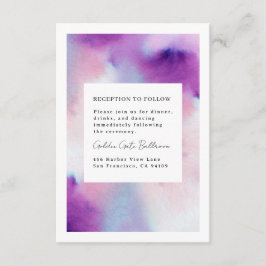 Waterkleurig Lijst Informatiekaartje