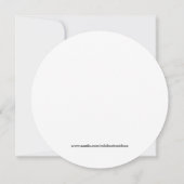 Waterkleurige bloemen kaart (Achterkant)