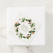 Waterkleurige groen bedankt Stickers Bedankjes Labels (In situ)