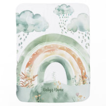 Waterkleurige tinten groen