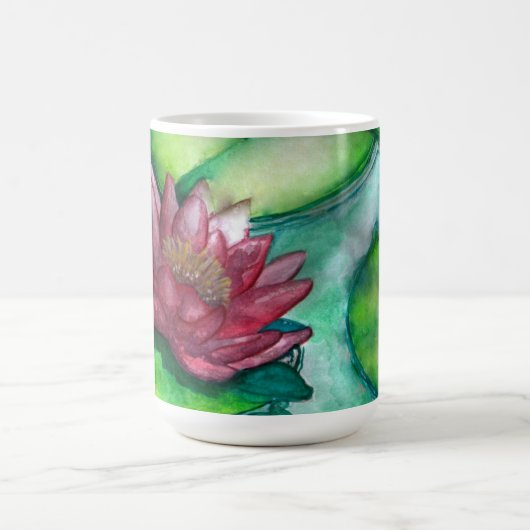 waterkleurkunst op een mok (Center)