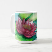 waterkleurkunst op een mok (Voorkant links)