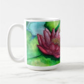 waterkleurkunst op een mok (Links)