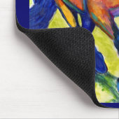 Waterkleurpaard Mousepad Muismat (Hoek)