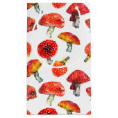 Waterkleurpaddenstoelen Mooie herfstpatroon Klein Cadeauzakje (Achterkant)