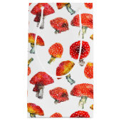 Waterkleurpaddenstoelen Mooie herfstpatroon Klein Cadeauzakje (Voorkant)