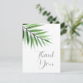 Waterkleurpalm Bedankkaart (Staand voorkant)