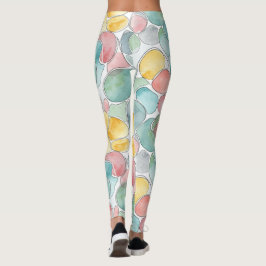 Waterkleurpatroon Leggings