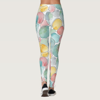 Waterkleurpatroon Leggings
