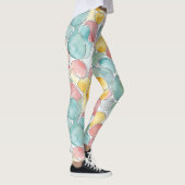 Waterkleurpatroon Leggings (Rechts)