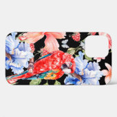 Waterkleurpatroon met bloemen rozen, iris, hibi Case-Mate iPhone case (Achterkant (horizontaal))