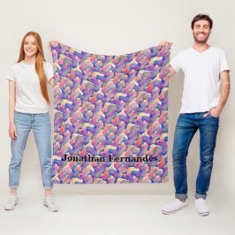 Waterkleurpatroon Persoonlijke Fleece Deken