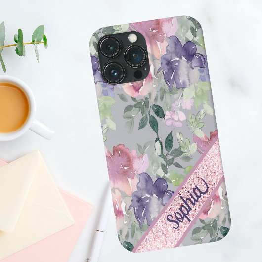 waterkleurroze ventilator Case-Mate iPhone case