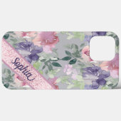 waterkleurroze ventilator Case-Mate iPhone case (Achterkant (horizontaal))