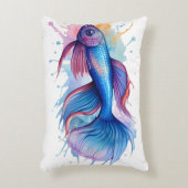 Waterkleurserie: Betta Vis Accent Kussen (Voorkant(Verticaal))